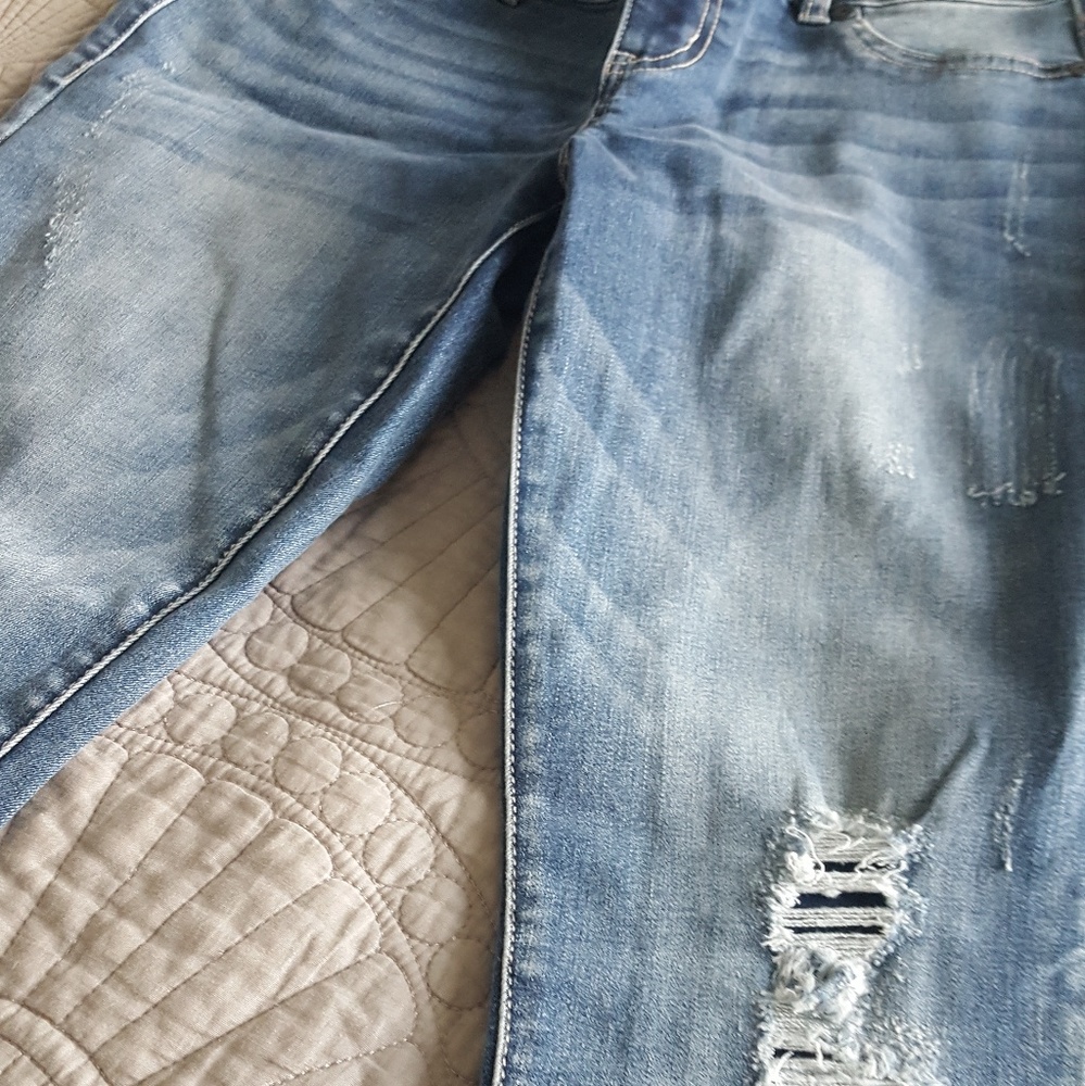 Jeans, EUC. Distressed jeans. Stylish.